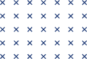Blue pattern with repeated X shapes